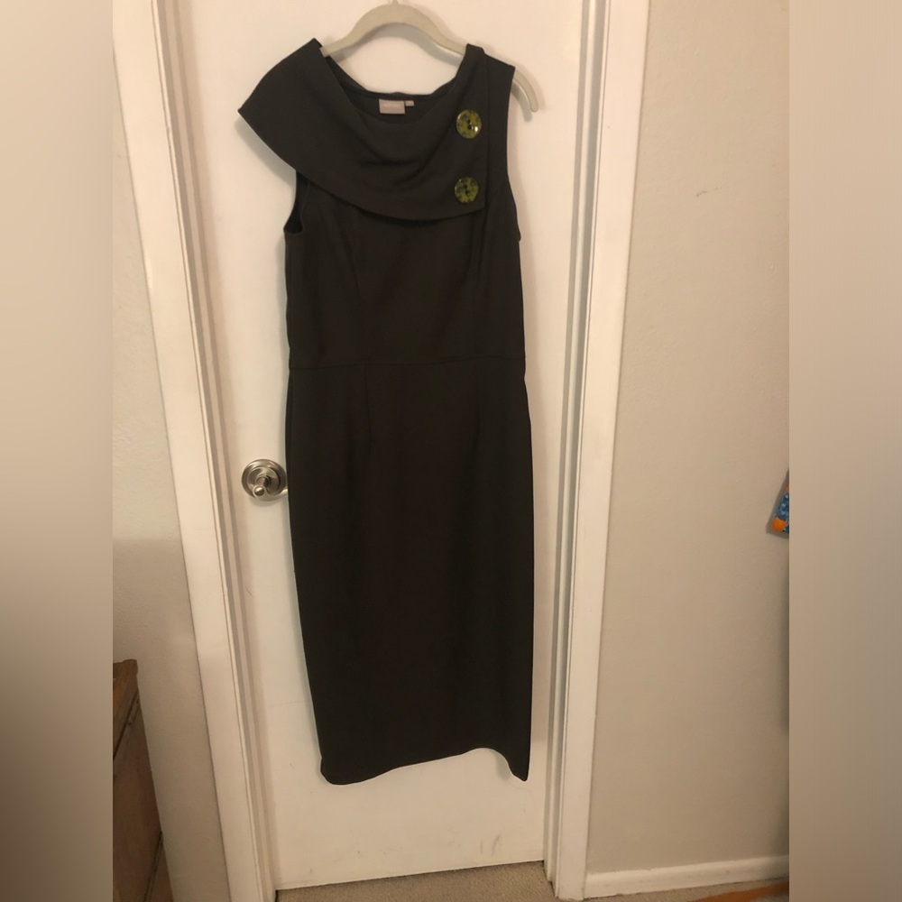 Vintage inspired Olive dress- EShakti- 12